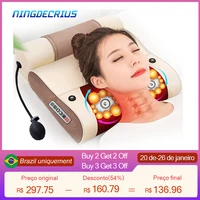 ningdecrius relaxation multifunction massage pillow for back shoulder neck kneading shiatsu full body home use massager
