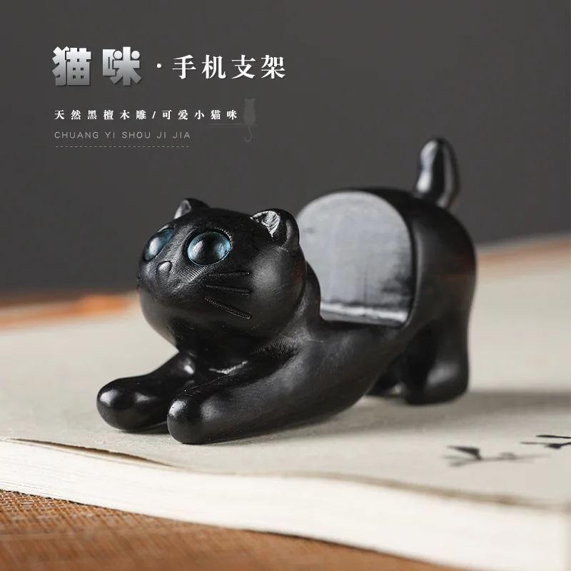 

Милый Забавный Настольный держатель для телефона с орнаментом, держатель для телефона с кошкой и ленивым человеком, настольное украшение с сердцем для девочек