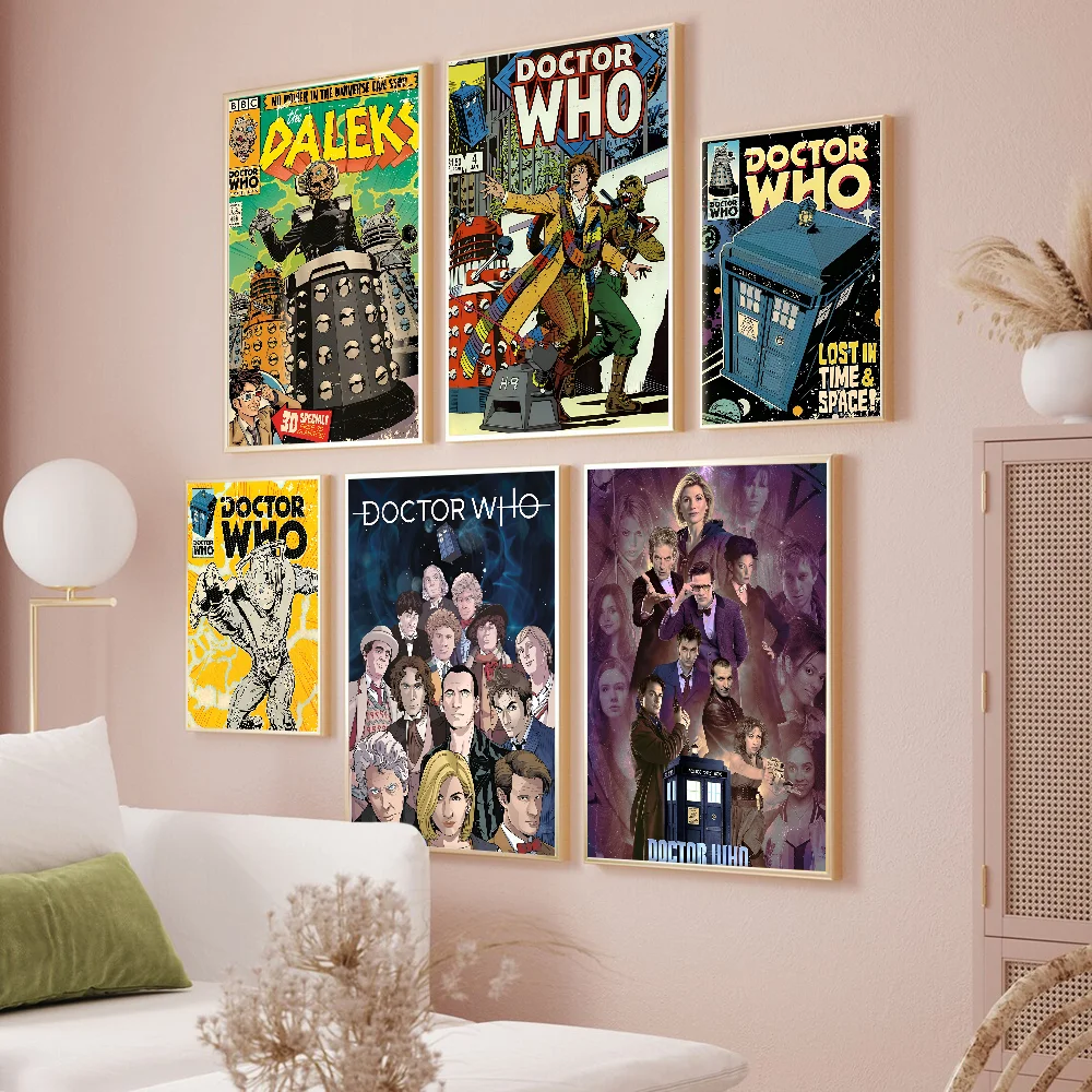 Фильм D-Doctor W-Whos классические постеры с фильмами винтажные наклейки для декора