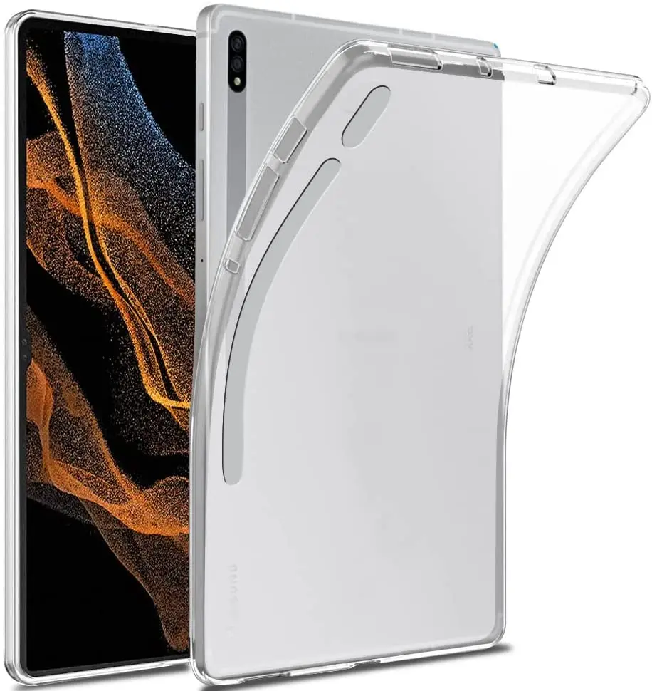 

Чехол для планшета Samsung Galaxy Tab S8 Ultra 14,6 ''/S8 + plus 12,4''/S8 11 '', тонкий ТПУ мягкий силиконовый защитный чехол