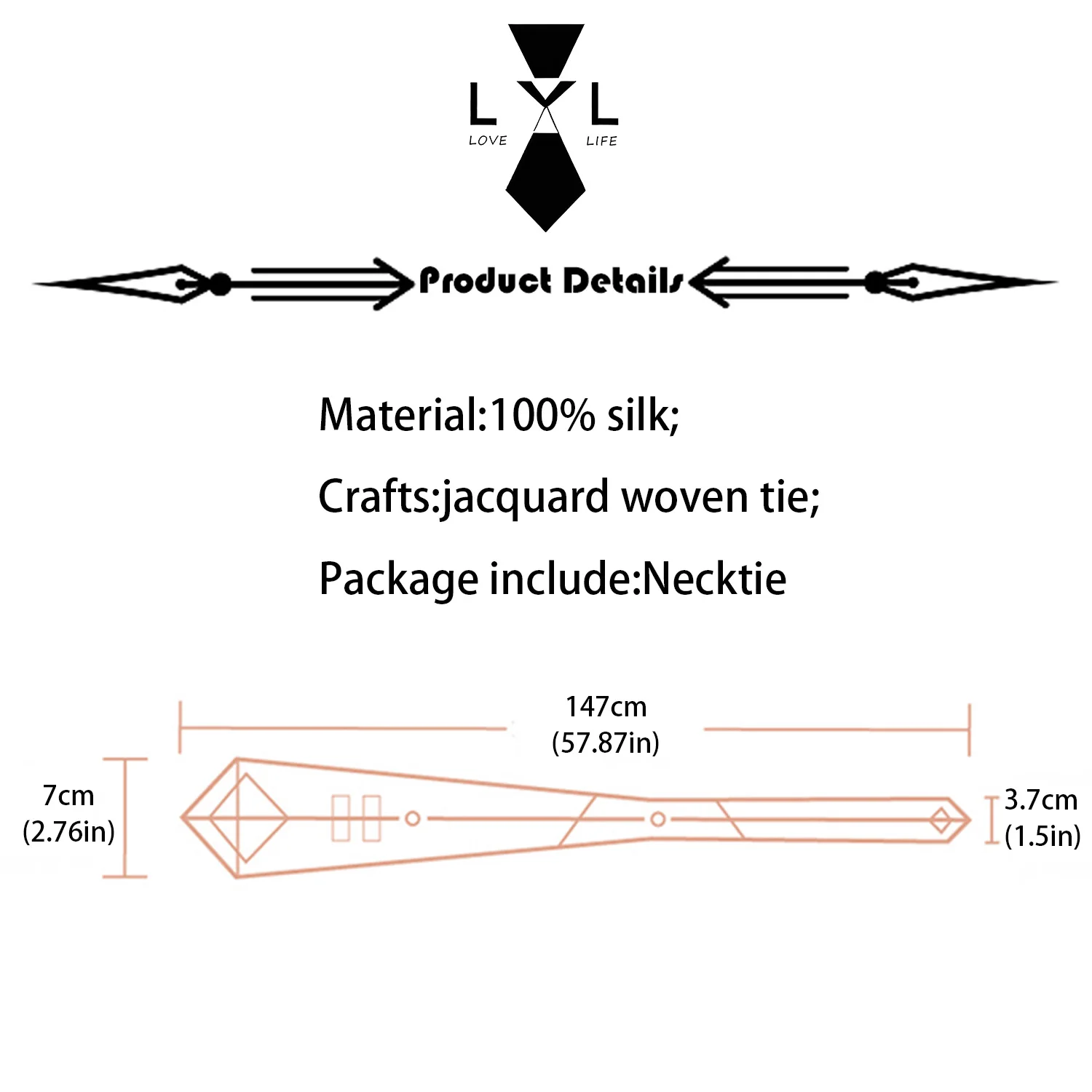 Рисунок 2 - LYL 7 см галстуки с цветочным принтом