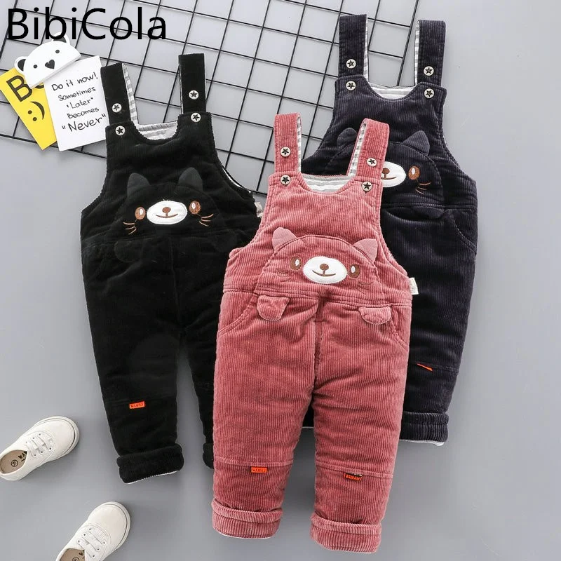 

Зимние детские комбинезоны; Штаны для мальчиков и девочек; Вельветовые плотные повседневные Комбинезоны с карманами; Комбинезоны для малышей; Осенняя одежда; Комбинезоны; От 0 до 3 лет