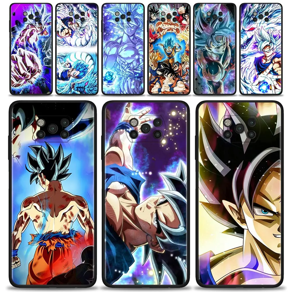 

Dragon Ball Goku Blue For Xiaomi Poco X4 X3 NFC M3 M4 Pro F3 Pocophone F1 for Mi 12 11T 10T Pro 11 Lite 9T Phone Case