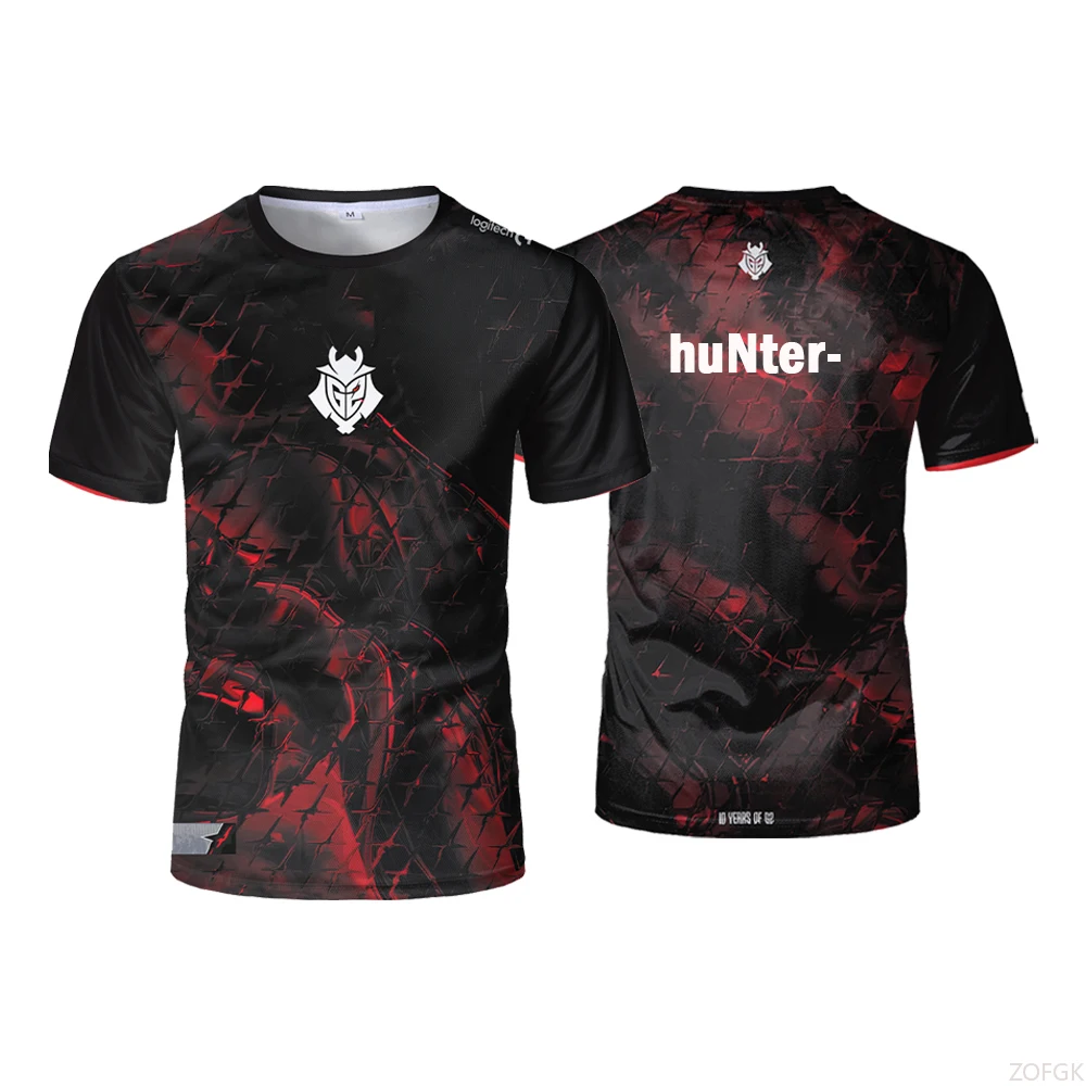 Фото G2 Новый трикотаж для киберспорта CS2 Valorant 2025 года. Мужские и женские спортивные футболки. Детские топы. Настраиваемое имя. №3