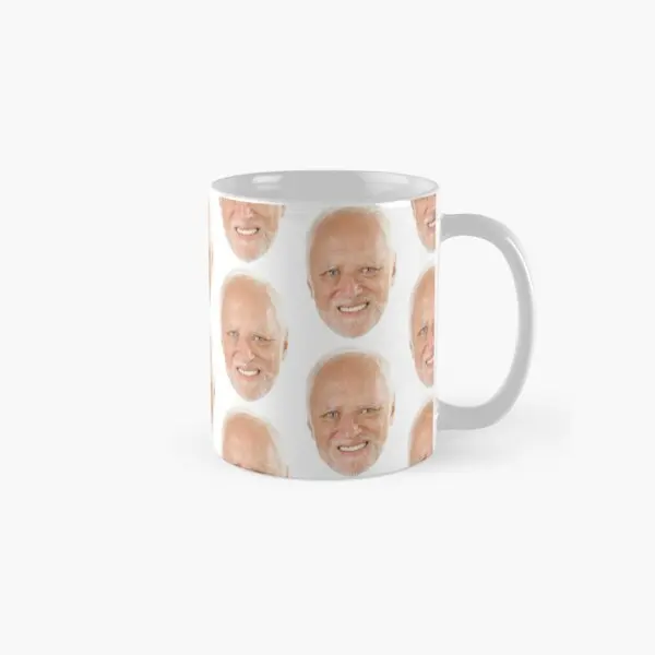 

Old Cringey Classic Mug Coffee Handle Round Drinkware Printed Simple Photo Gifts Picture Image Design Tea Cup