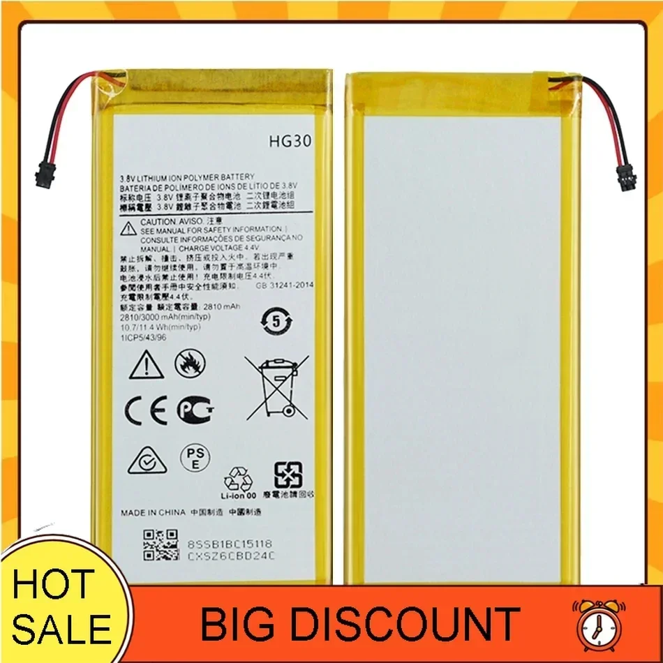 Аккумулятор HG40 HG30 JT40 для Motorola Moto G5 G6 G5S Plus XT1791 XT1792 XT1793 XT1794 XT1795 XT1805 XT1684 XT1685 XT1926-6 НОВЫЙ