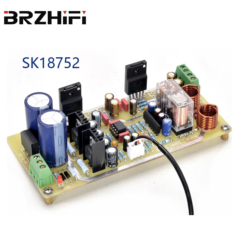 

BRZHIFI Refer to The SK18752 HiFi Power Amplifier Board of DENON' s Circuit With Op Amp Preamp and Compatible With LM1875 Chip