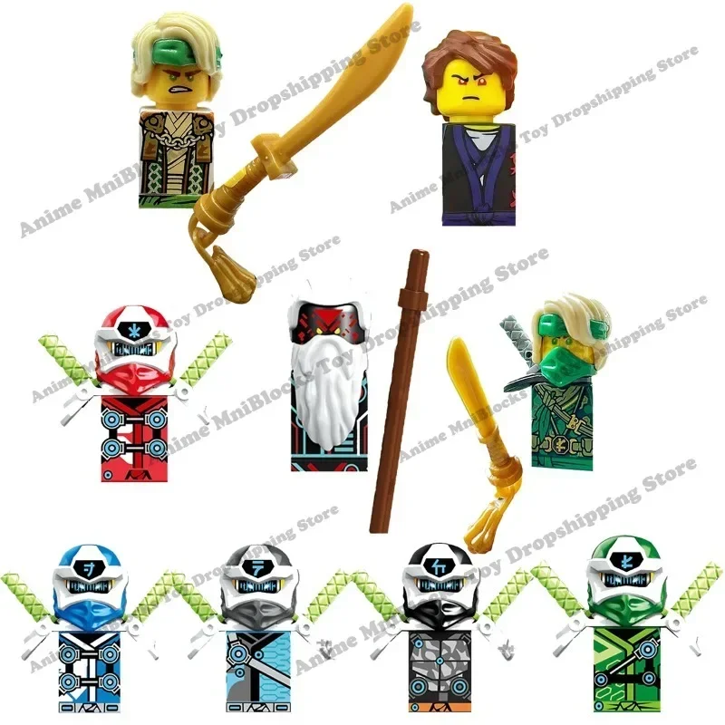 Prime Empire Kai Jay Cole Nya Shinobi аниме кирпичи куклы Lloyd Garmadon Killow игрушка фигурка