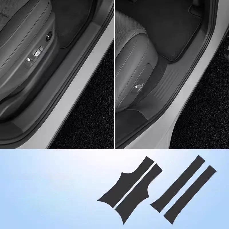 

Для Li Lixiang L6 2024 автомобильный Стайлинг Внутренняя дверь приветственный порог из искусственной кожи наклейки на крышку автомобильные модифицированные аксессуары