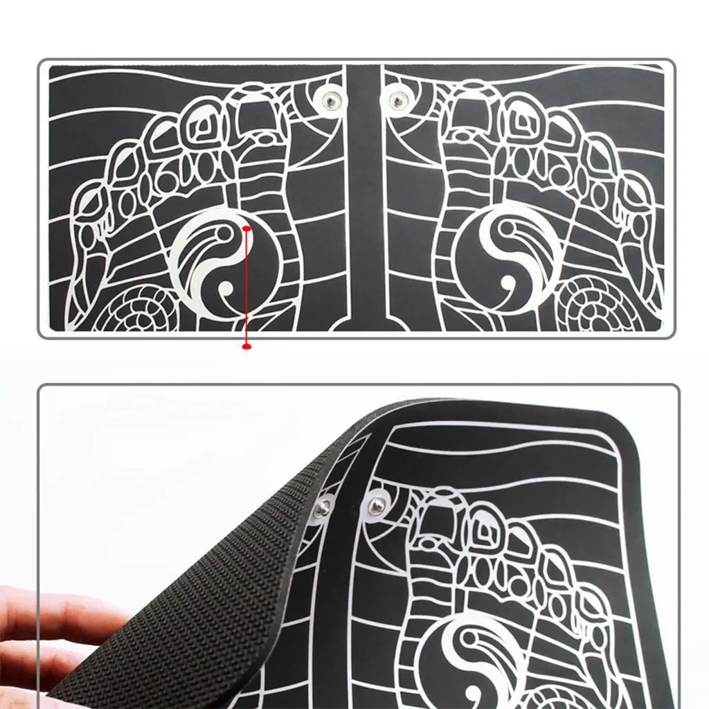 

Electric Foot Massager Mat Pad Foot Stimulator Remote Control A