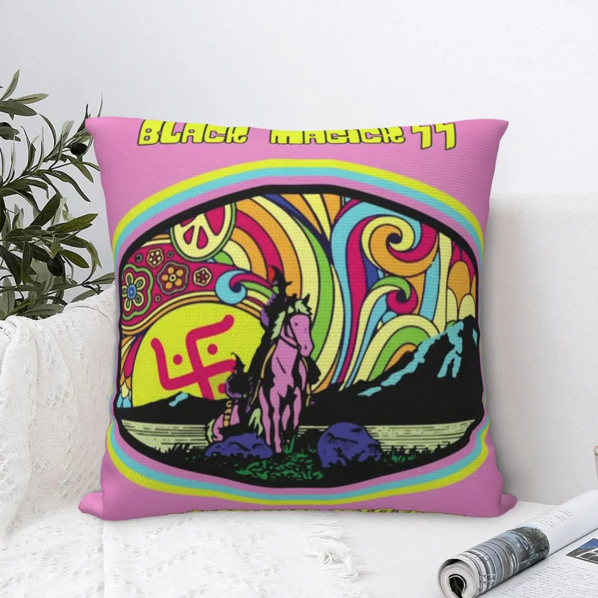 

Magick Ss Printed Pillow Cover Cushion Cover Decorative Sofa Cushion Pillow Cover Home