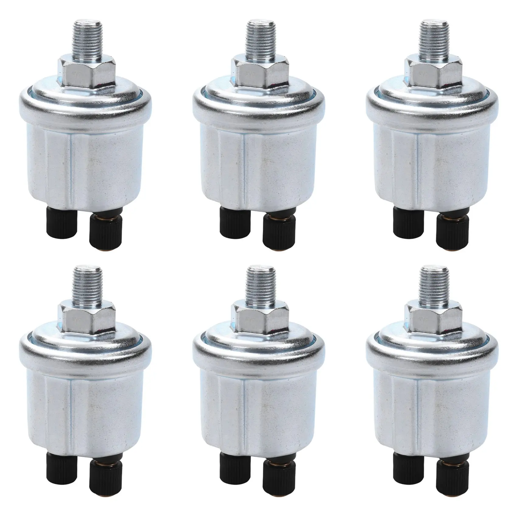 

6X Universal Vdo Oil Pressure Sensor 0 to 10 Bars 1/8 Npt Generator Part 10mm Crew Plug Alarm Pressure Sensor
