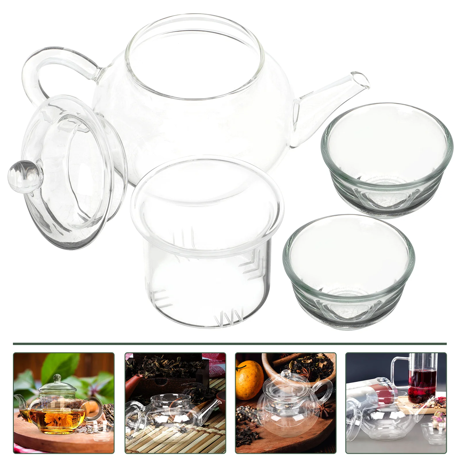 

Teateapot Pitcher Watercups Kettle Set Chinese Perle French Lemonade Maker Potjug Infuserstove Iced Filterstrainer Sets Kungfu