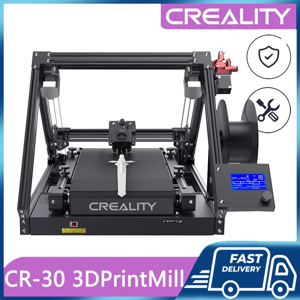

3D-принтер Creality 3dprintmill CR-30, воспроизведение 3D-принтера в партиях, бесконечная печать по оси Z, бесшумное Обнаружение нити материнской платы