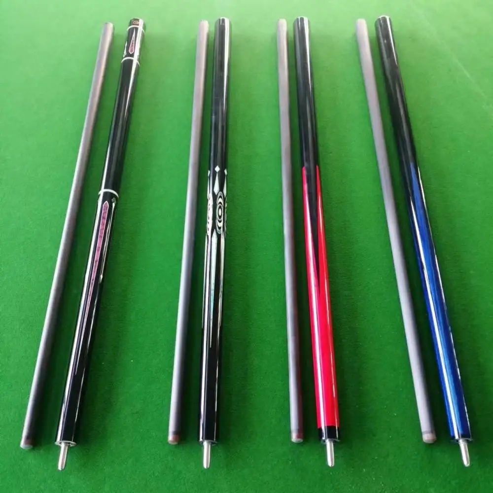 

12.9mm Tip High Quality 1/2 Split Carbon Fiber Shaft Break Cue Carbon Fibre Billiard Pool Cue 58 Inch 19Oz Technology Wood Cue