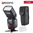 TRIOPO TR-988 TTL вспышка для Canon Nikon Studio Professional Speed lite с * высокоскоростной синхронизацией * d5300 d200 d3400 d3100 DSLR камеры