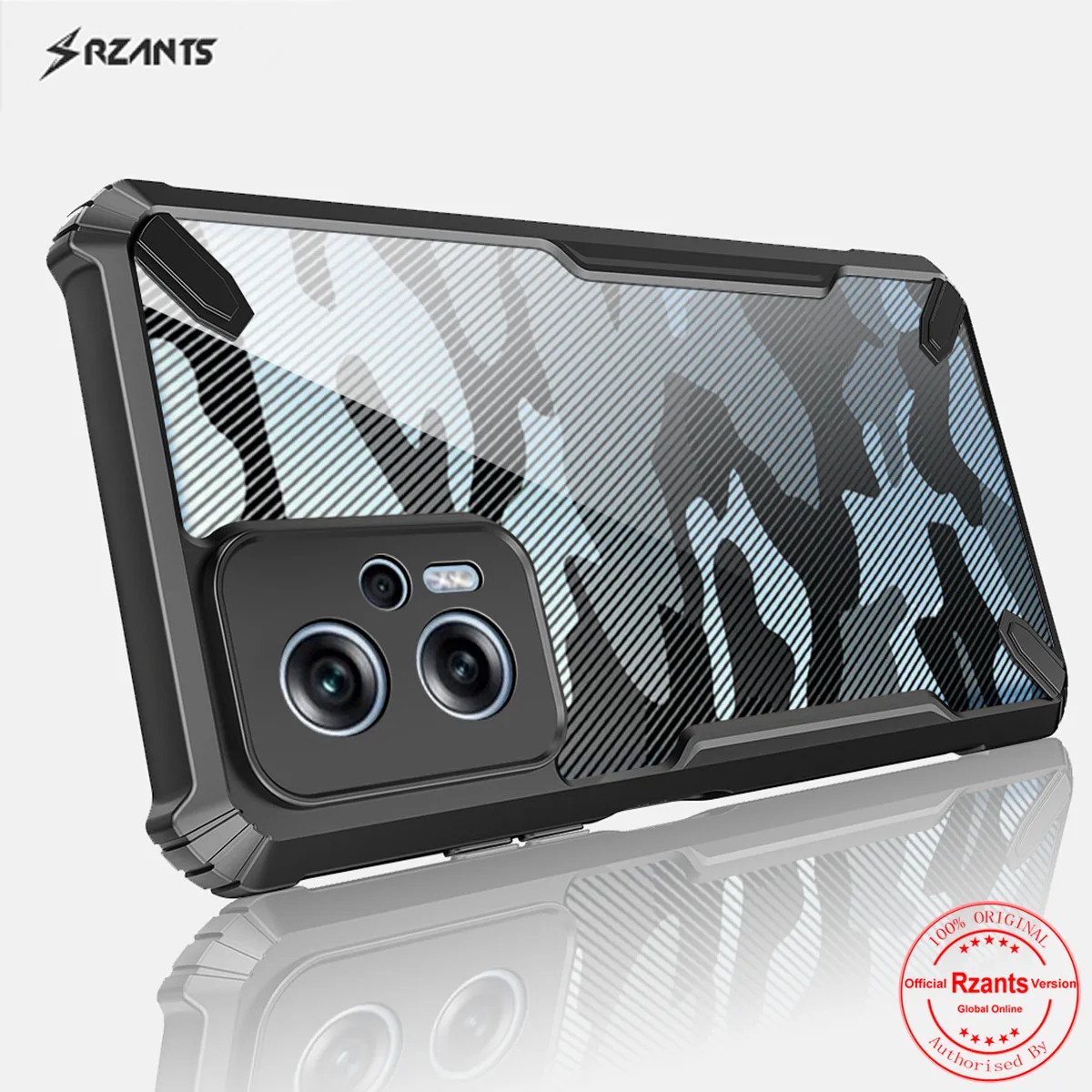 

Rzants For Xiaomi Poco X4 GT Case [Camouflage Bull] Thin Cover Shockproof Casing Camera Protection Slim Phone Shell