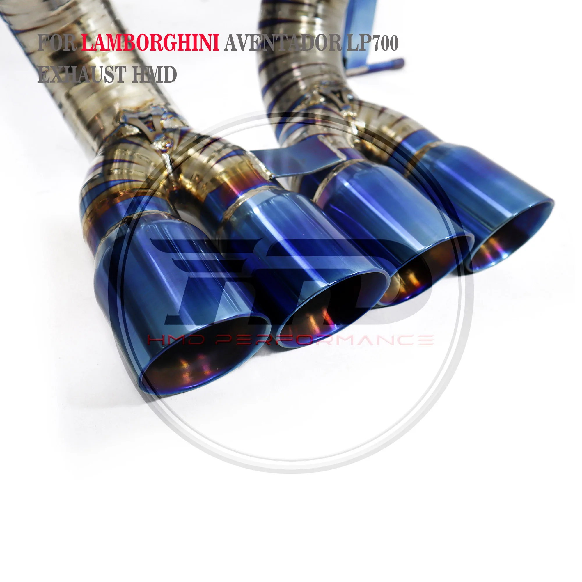 Выхлопная труба HMD из титанового сплава с клапаном подходит для модификации