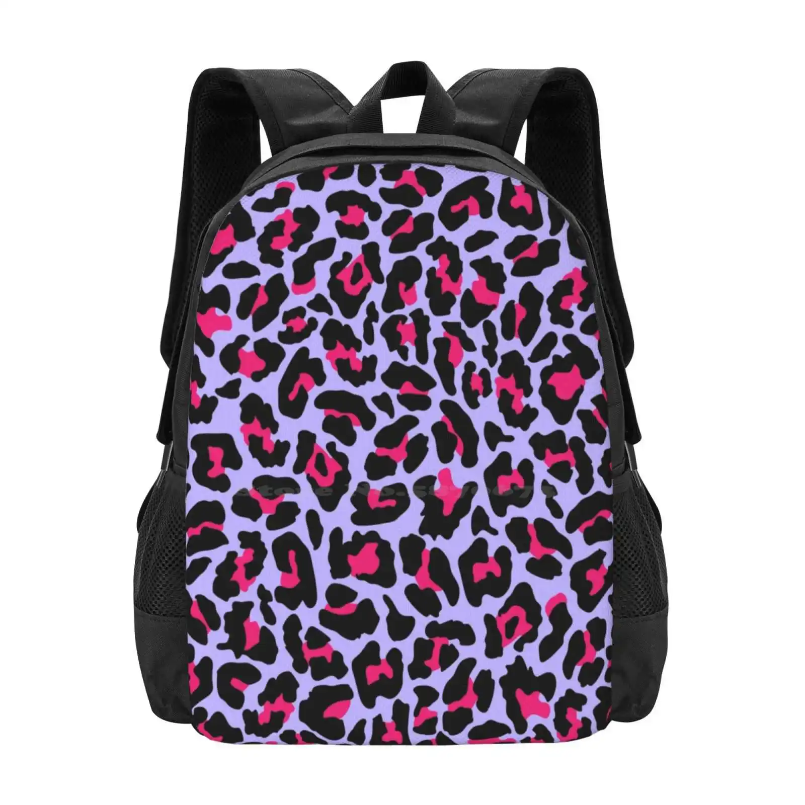

Neonpard Pattern Design Bagpack School Bags Neon Leopard Seamless Pattern Vector Animal Skin Cheetah Textile Background Fashion