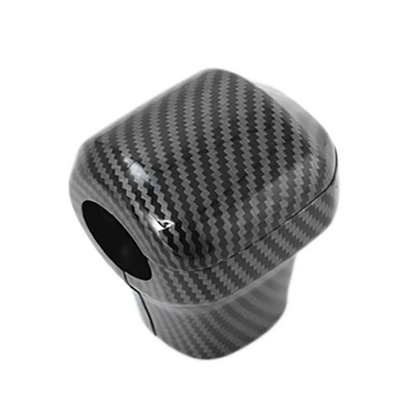 

Car Carbon Fiber Gear Shift Knob Shifter Lever Cover For Toyota Sienna 2021 2022