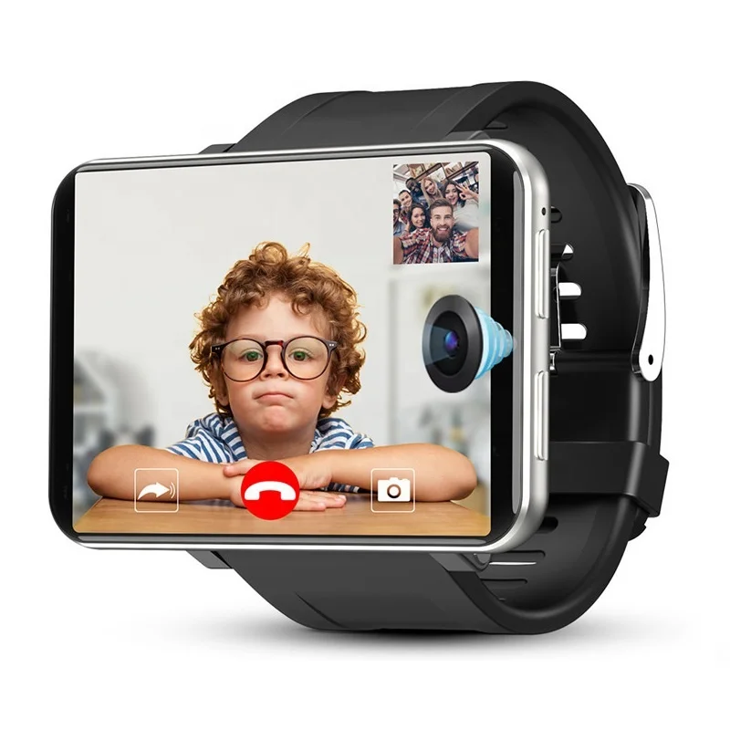 

DM100 2.86'' Smart Watch 16GB 32GB Storage Android 7.1 4G GPS WiFi Smart Watch Men SmartWatch with Camera 2700mAh Battery
