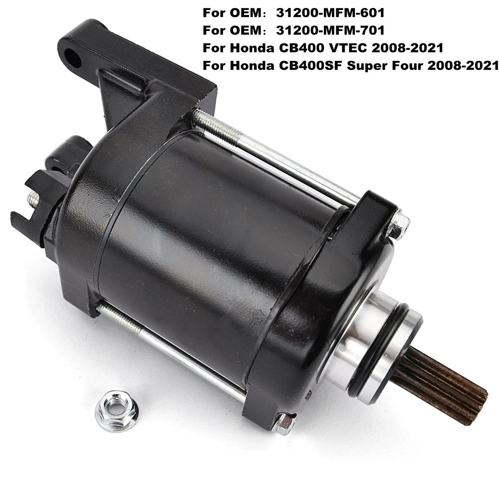 

Стартер двигателя для Honda CB400SF Super Four CB400 VTEC 2008-2021 CB 400 31200-MFM-601 31200-MFM-701