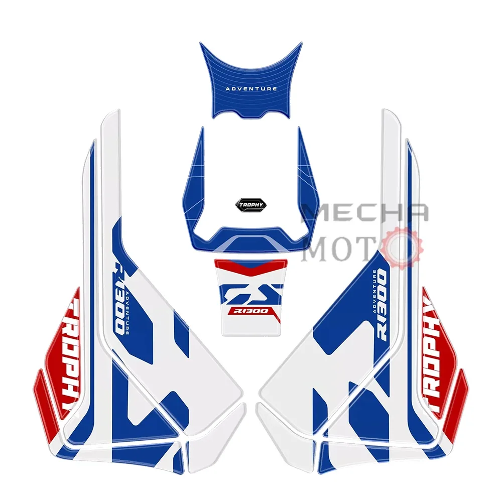 

R 1300 R 1300 GS для BMW R 1300 GS ADV R1300GS Adventure Tank Pad Мотоцикл 3D полимерная наклейка Защитный комплект 2024 2025