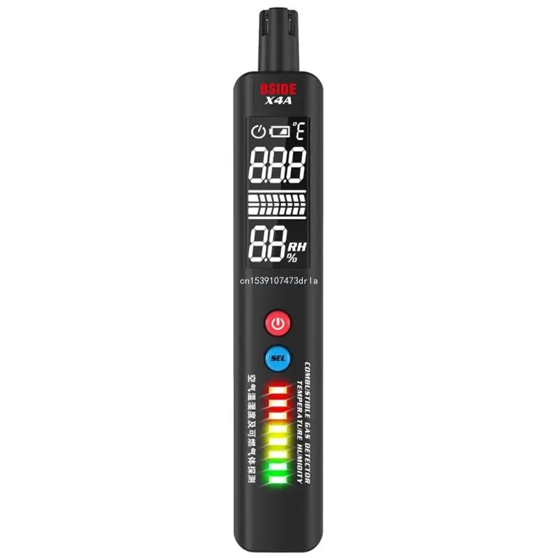 Тип ручки портативный детектор пропана тестер влажности измеритель утечки газа