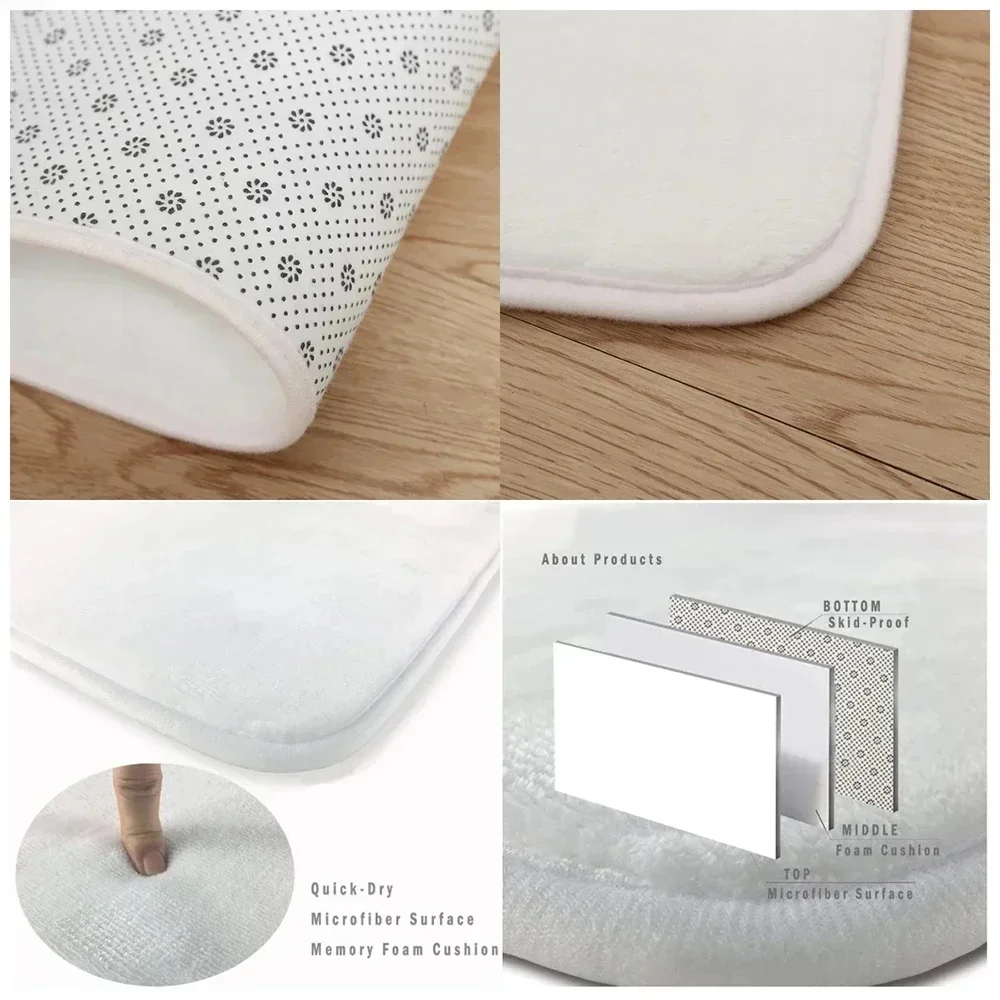 Современный Замшевый Напольный Коврик Противоскользящий Нескользящий Для