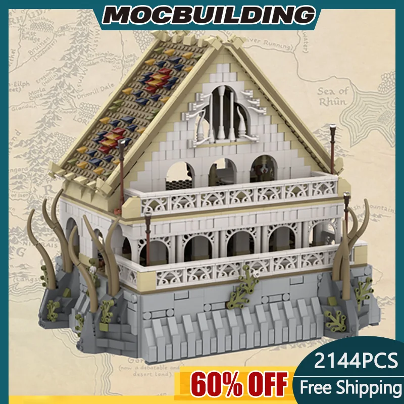 

MOC Building Block Star Movie Frodo Awakens Technology Bricks DIY Castle Assembled Building Model Toy Holiday Gifts