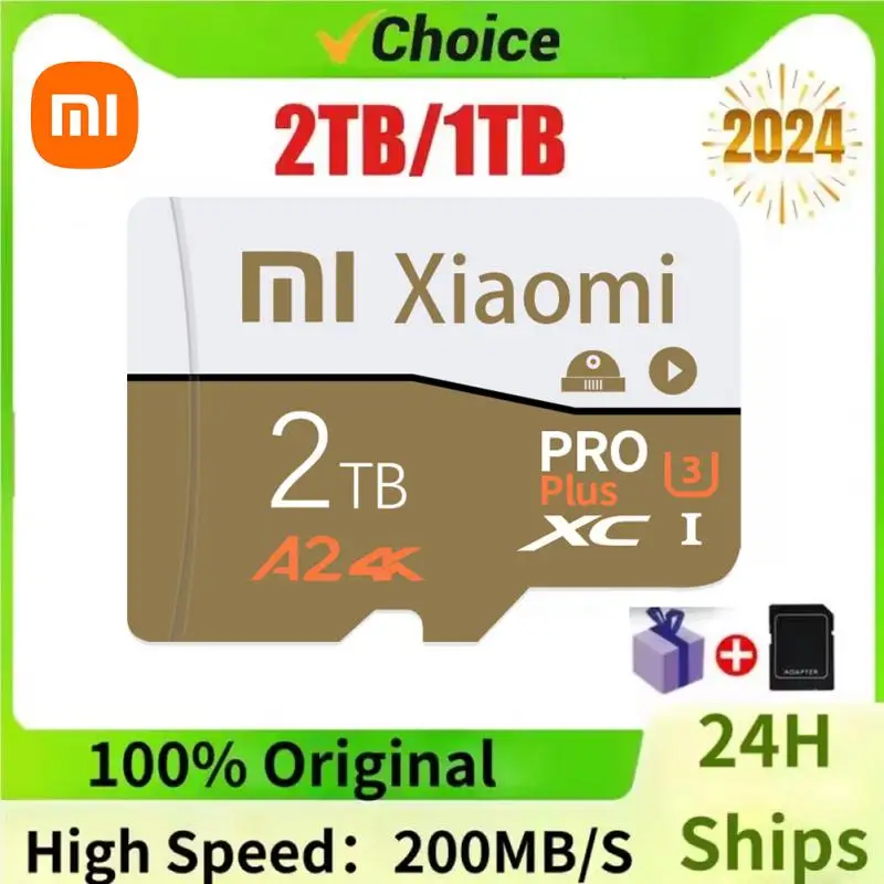 Карта памяти Xiaomi Mijia 2 ТБ 1 высокоскоростная флеш-карта SD 256 ГБ класс 10 Micro Card 512