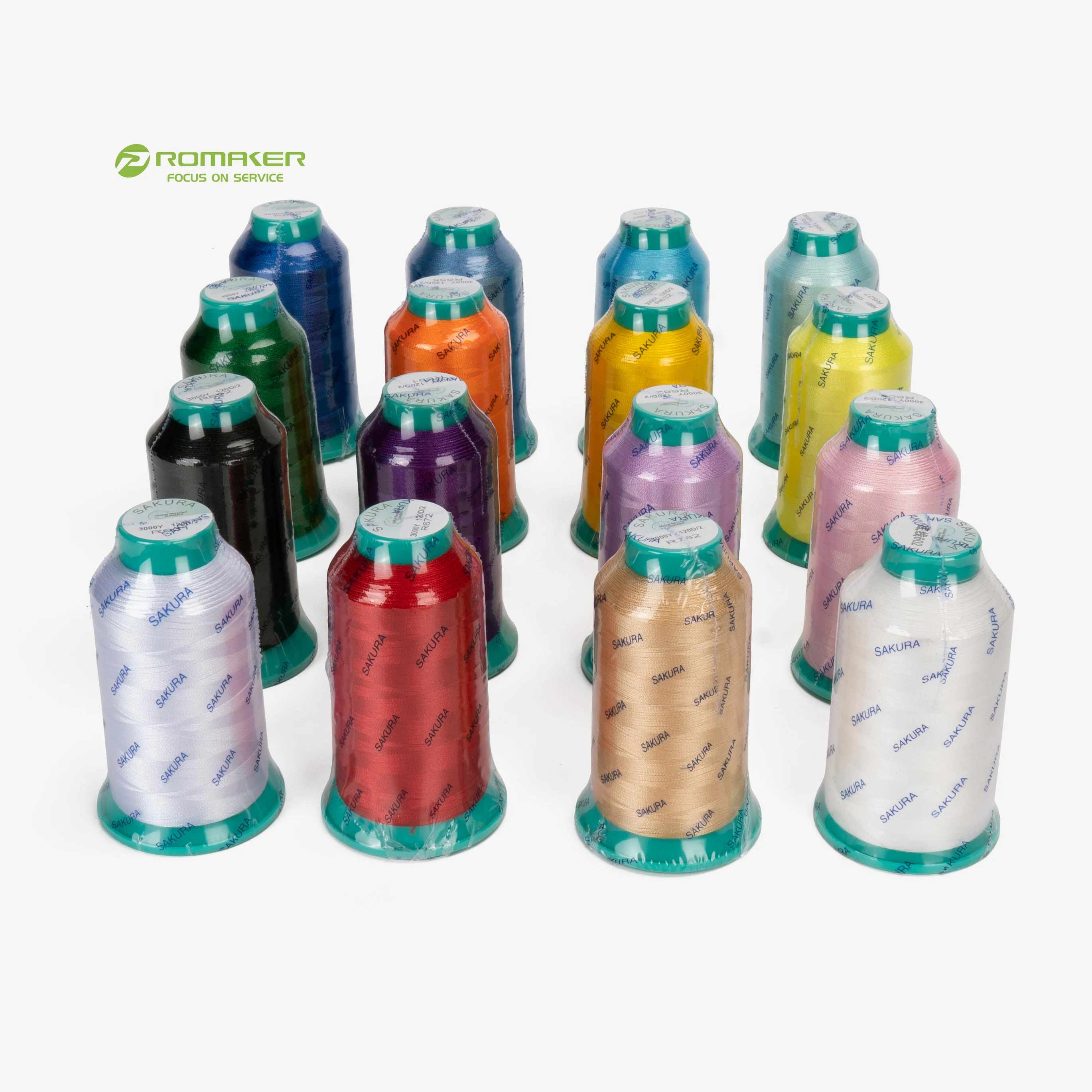 

Sakura brand Recycled Thread 150D/2 polyester sewing machine embroidery thread