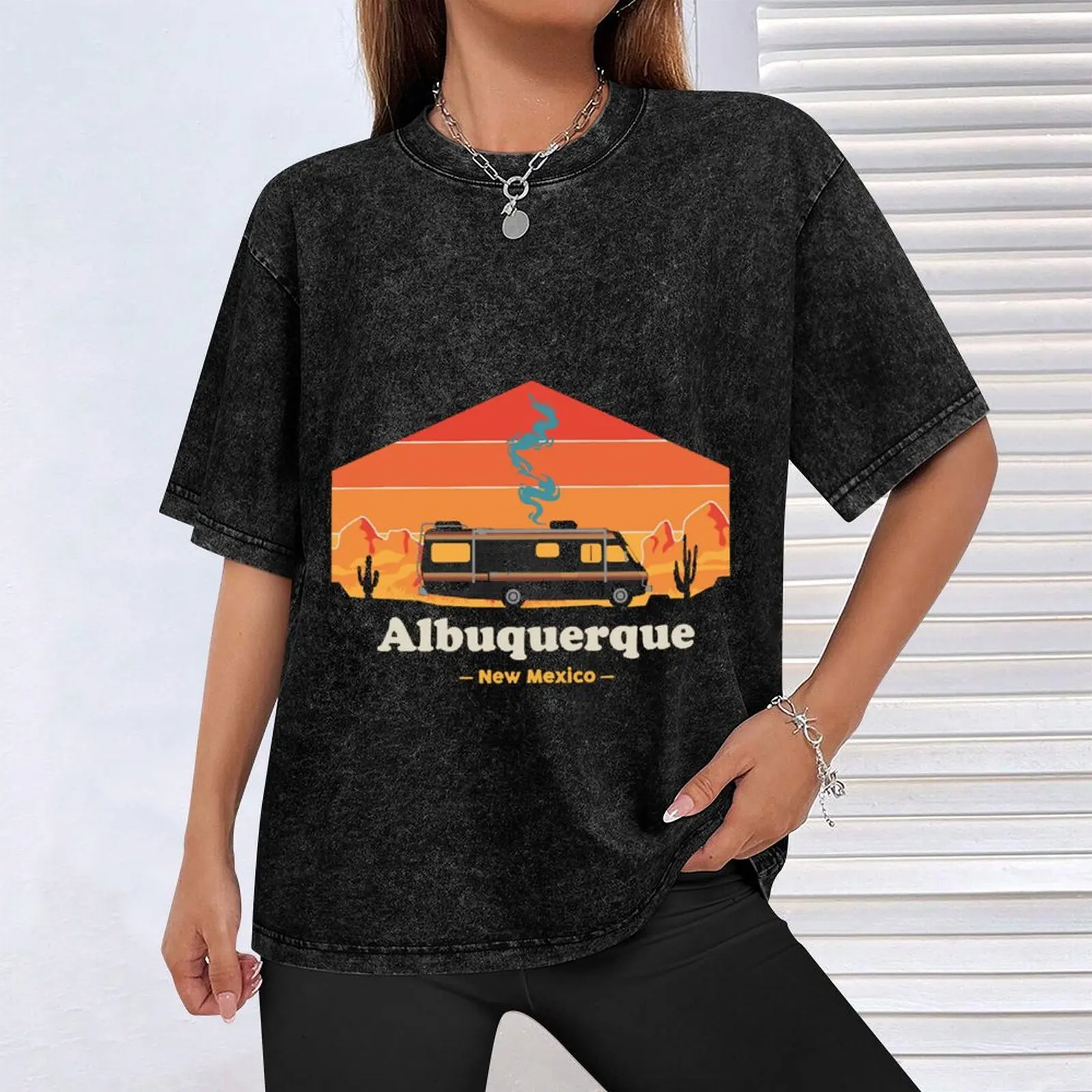 Альбукерканская-во все тяжкие футболки заготовки таможенная графическая