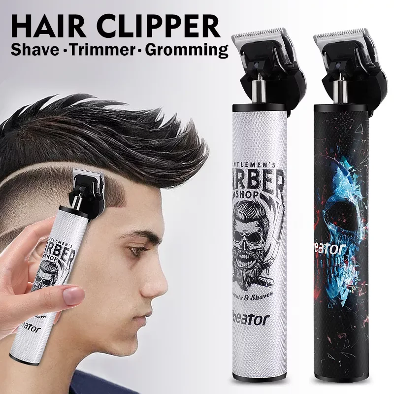 

NEW2023 Barber Clippers Rechargeable Hair Clipper Cordless Buddha T Blade Professional Men's Hair Trimmer Clipper 0mm Baldh