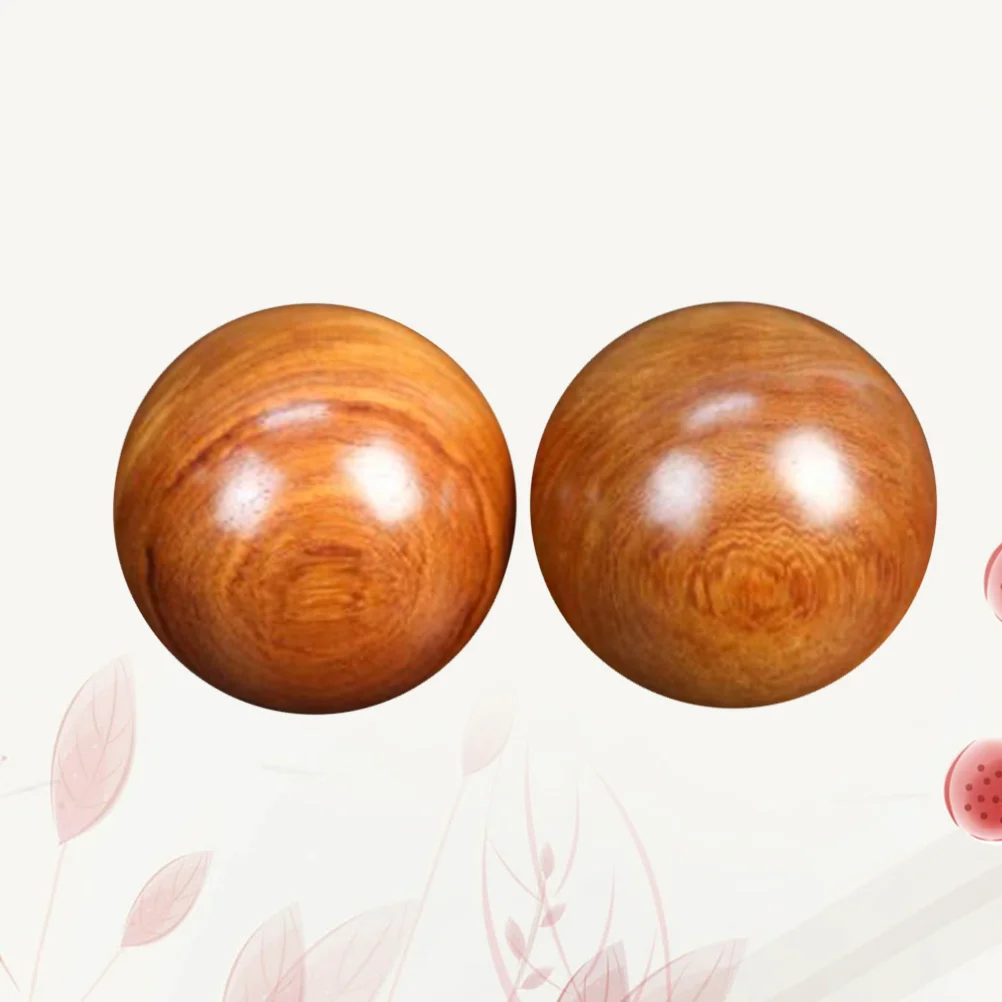 

Ballhand Chinese Exercise Baoding Health Meditation Bell Chime Fitnesswrist Wood Handballs Wooden Stress Point Palm