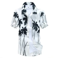 zogaa new beach shirt mens outdoor loose floral shirt short sleeved mens shirt