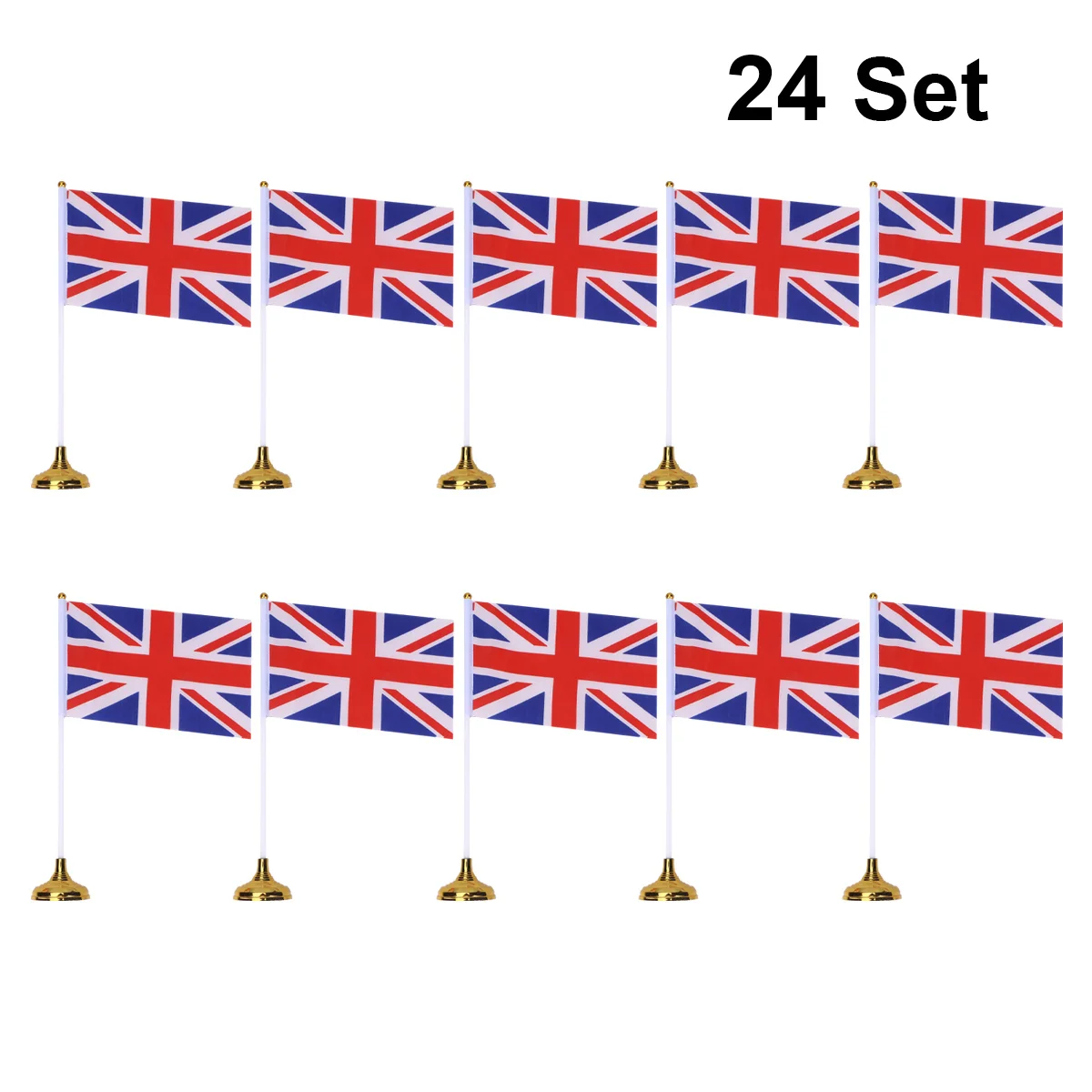 

Flag Uk Flags Table Desktop Mini British Union Jack Stick Kingdom Desk United National Decor Britain Jubilee Celebration