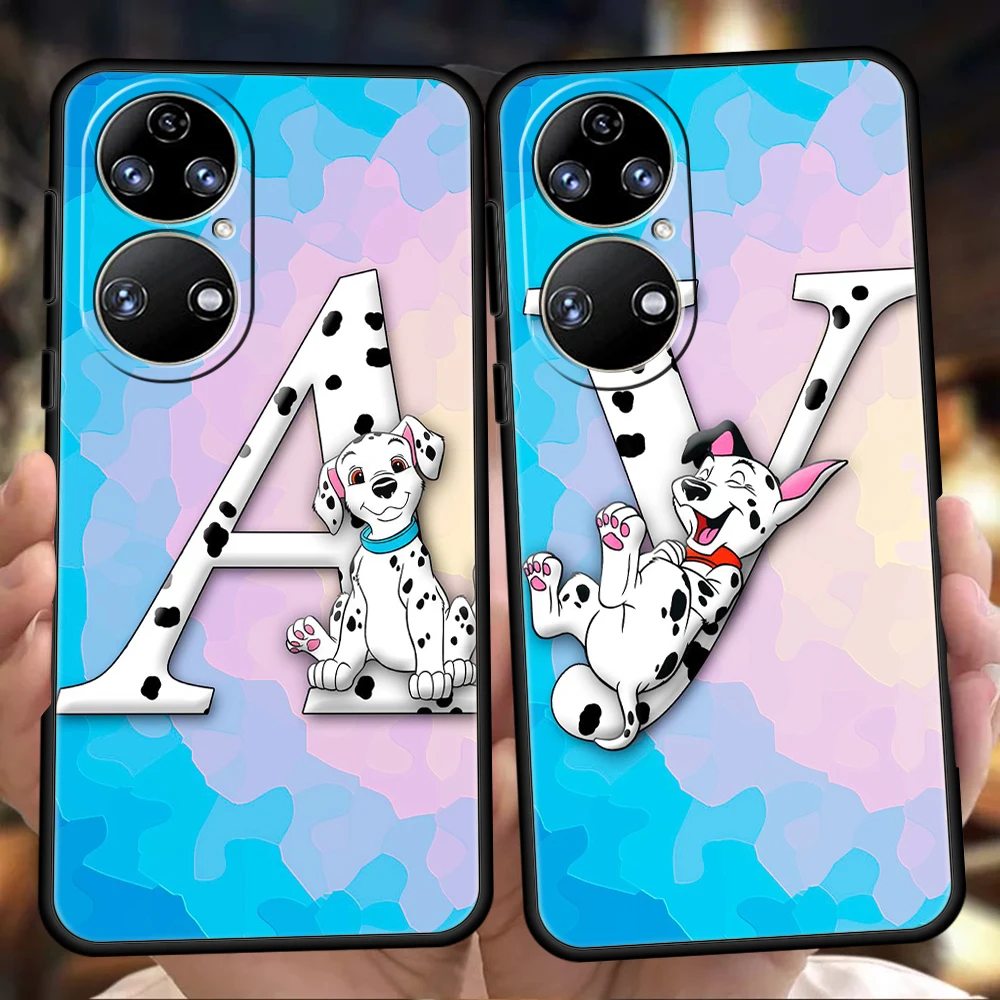 

Cute Dog 101 Dalmatians Phone Case for Huawei P20 P30 P50 Pro P20 P30 P40 Lite Y6 Y7 Y9 Y7A Y6P Y9S 2019 P Smart Z 2021 Cover