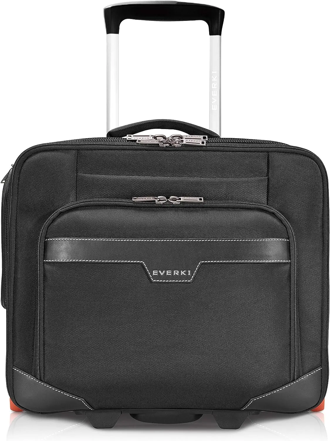 

Деловой Профессиональный 16-дюймовый портфель на колесиках для ноутбука Journey, баллистический нейлон, на колесиках (EKB440), черный