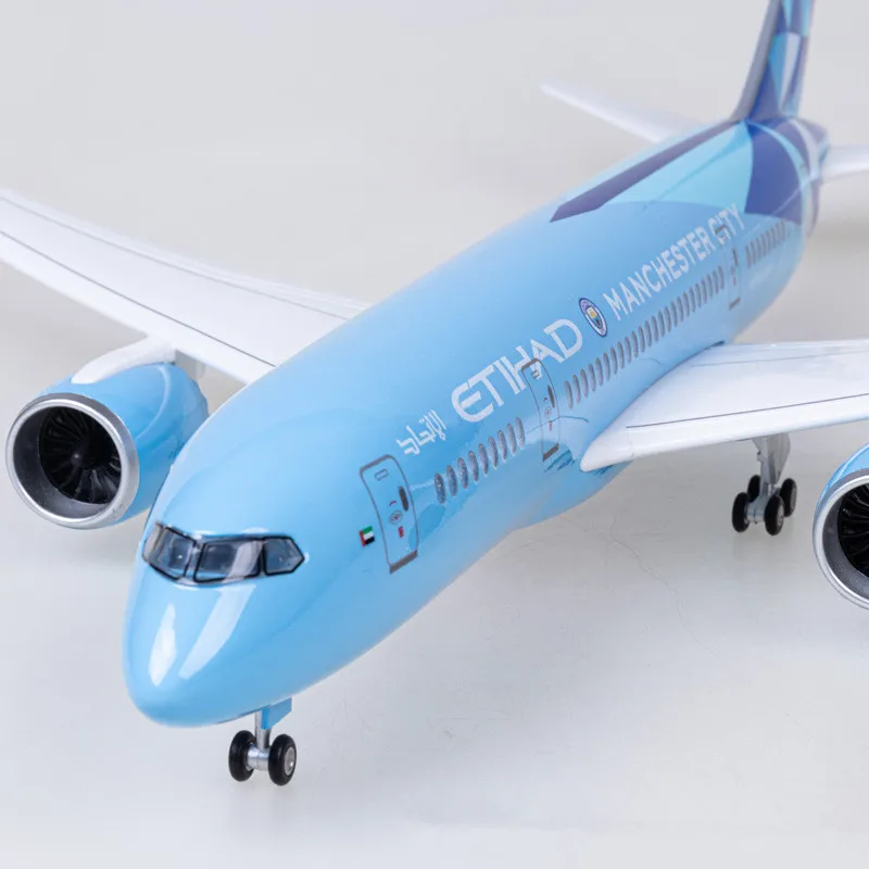 Модель самолета из полимерной смолы Etihad Airlines модель Боинг 130 в масштабе 1: 787