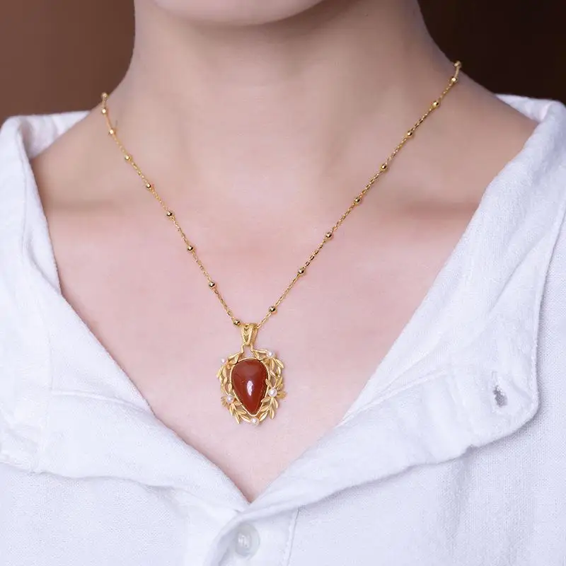 Серебряное золото S925 пробы особый интерес дизайн стиль барокко дворец Южный