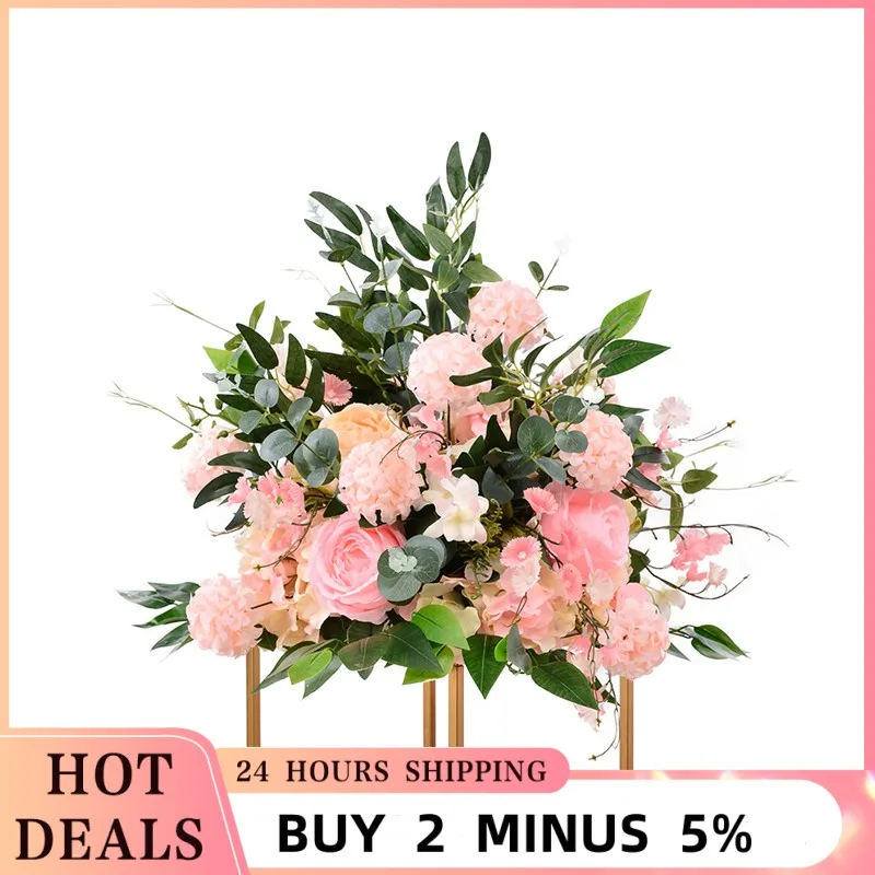 

40cm Artificial Flower Ball Decoration Wedding Party Decoration Stage Background Wall Layout Road Scene Flower Decoration