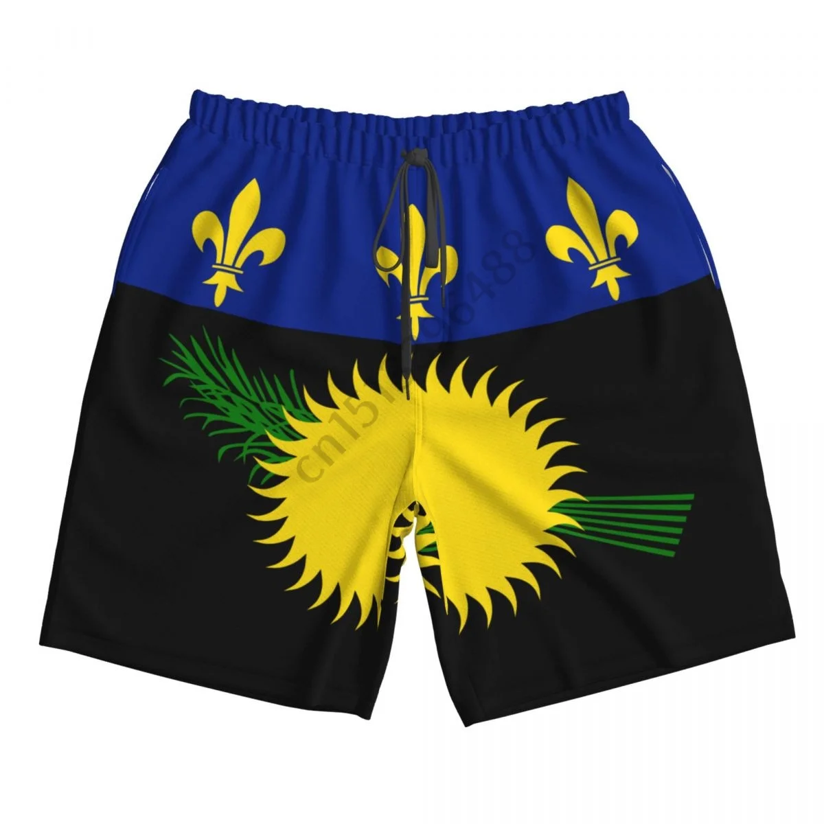 Винтажные мужские плавки с флагом Гваделупы быстросохнущие пляжные шорты