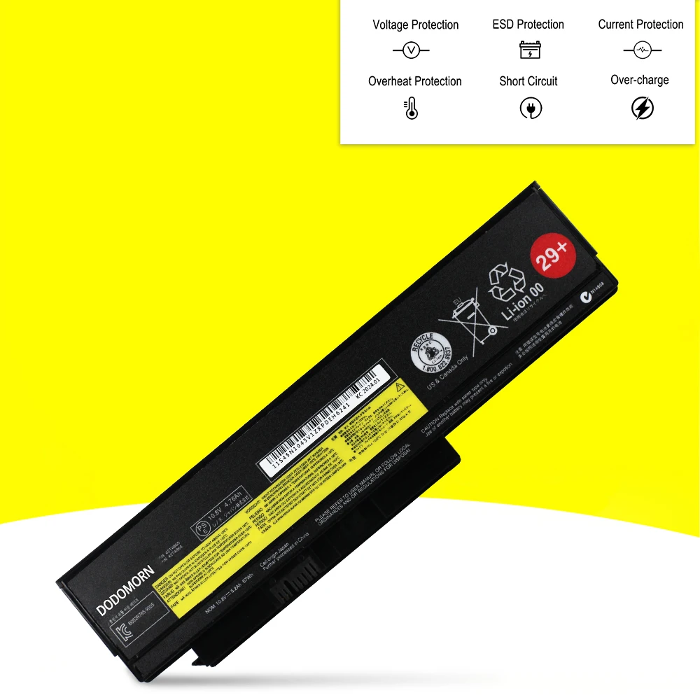 Аккумулятор для ноутбука Lenovo ThinkPad X220 X220S X220I 42T4865 42T4866 42T4872 42T4899 42T4900 42T4942 10 8 V 57Wh 5200mAh