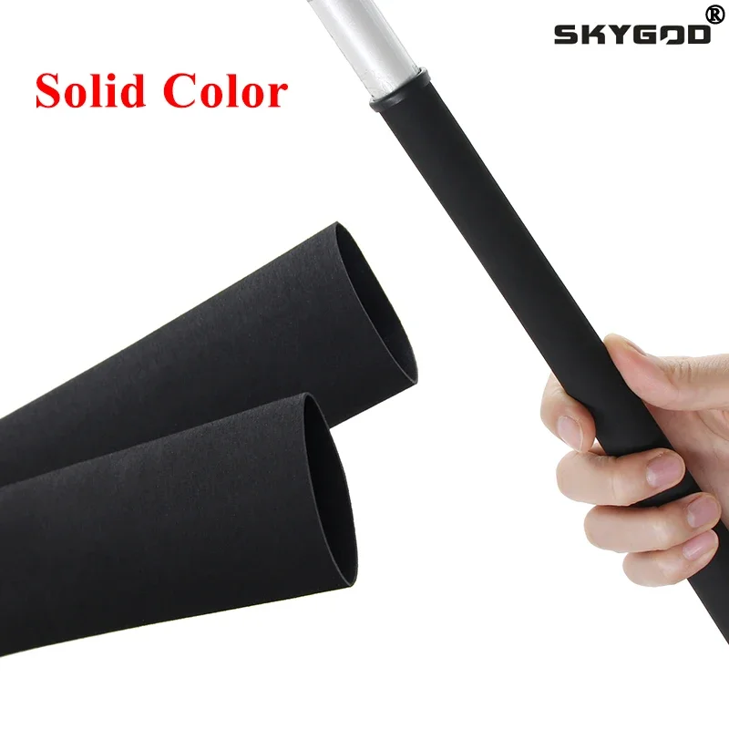 

1.6m/Piece Non Slip Heat Shrink Solid Color Tube Anti-slip Insulation Sleeve 20/22/25/28/30/35/40mm Waterproof Fishing Rod Wrap