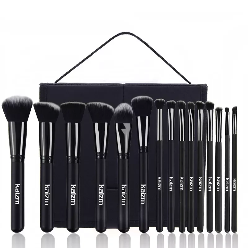

NEW2023 15pcs Makeup Brush Set Professional Makeup Brush Foundation Eye Shadows Lipsticks Powder Make Up Brushes Tools With Bag