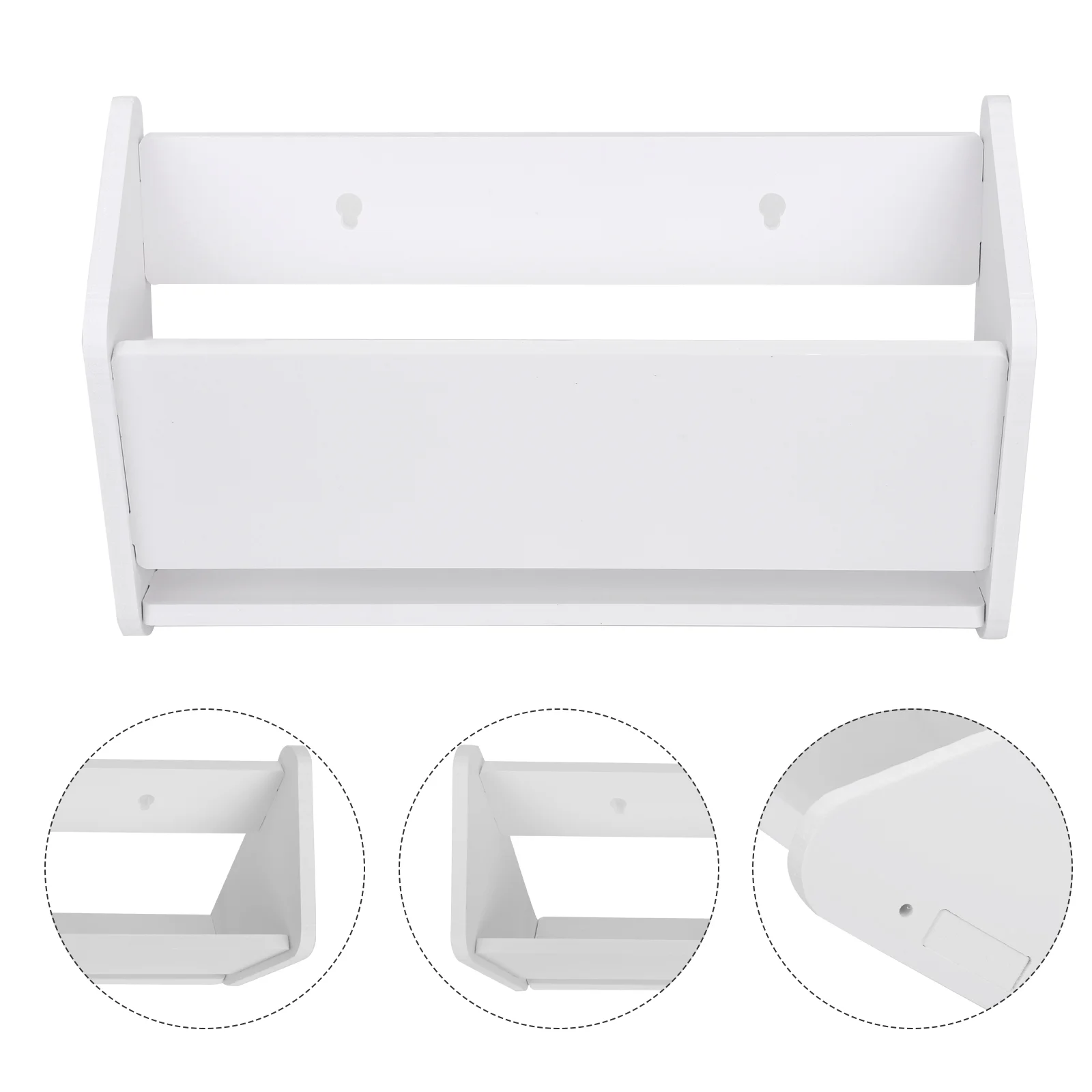 

Wall Shoe Rack Shoes Shelf Holder Storage Slipper Door Organizer Entryway Sneaker Home Free Mounted Wood Punching Mount Slippers