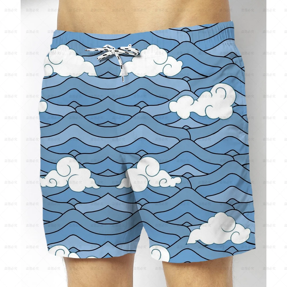 

Uzumaki Naruto Kakashi cute cool shorts beach summer men's casual shorts new 3D printing breathable loose quick-drying shorts