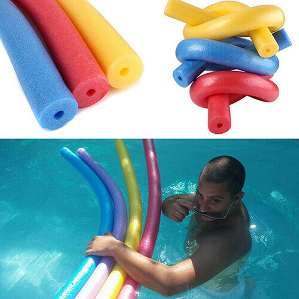 

Swimming Pool Noodle Flexible Fun Swimming Foam Kids Adult Float Swim Aid Portable Tool Floating Foam Sticks Water Sports Accs