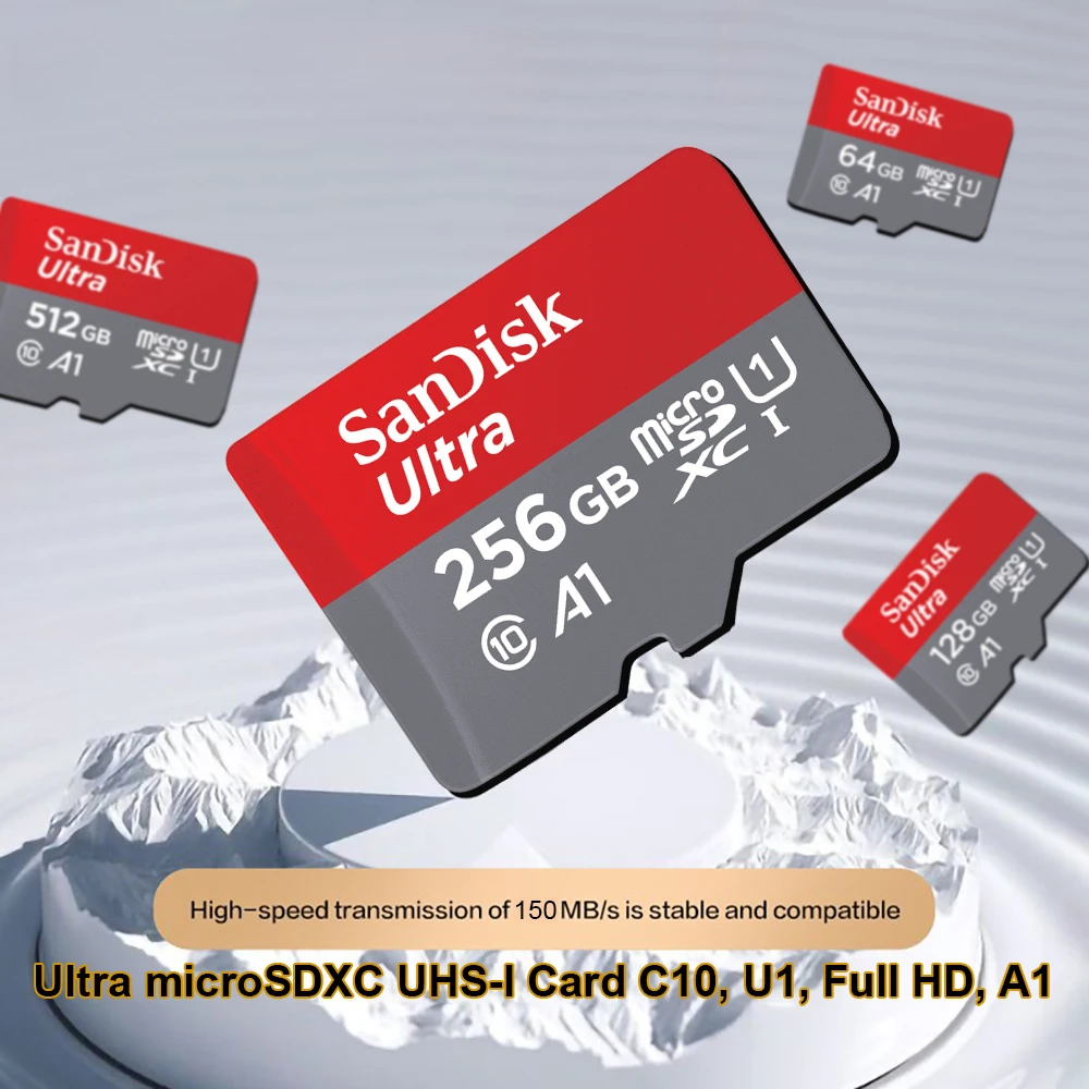 Оригинальная карта памяти Ultra Micro SD 1,5 ТБ 1 ТБ 512 ГБ 256 ГБ до ...